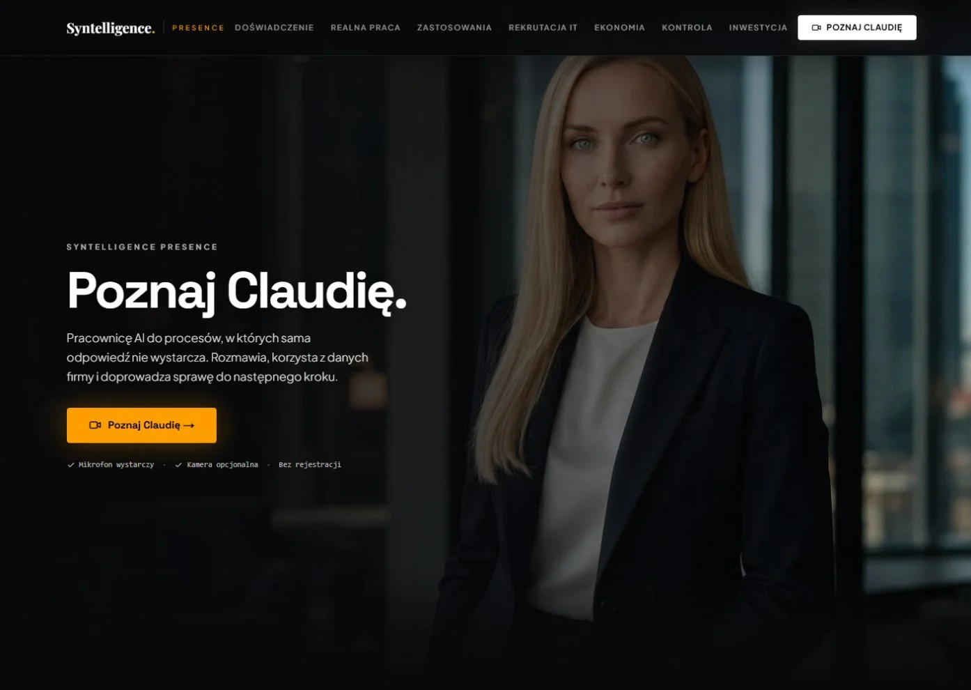 Presence — publiczne demo Claudii